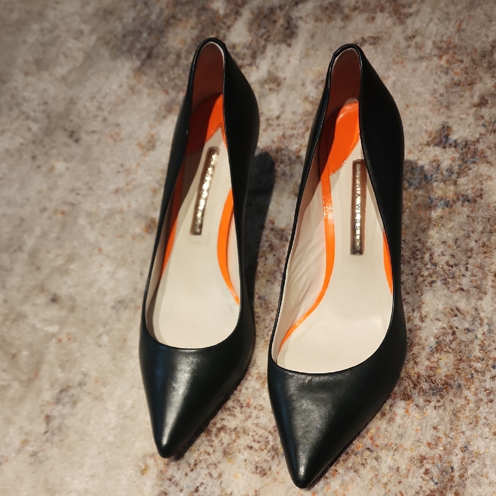 Sophia Webster Elegant Black Leather Women's Pumps